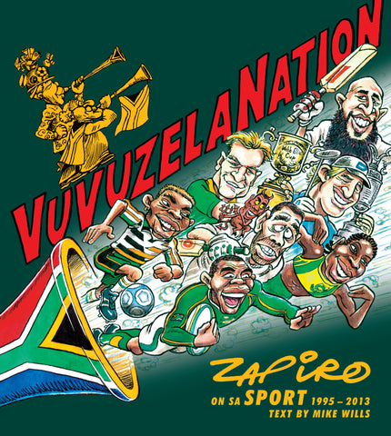 03 VuvuzelaNation - Collection of sporting cartoons spanning 20 years (personally signed by Zapiro)